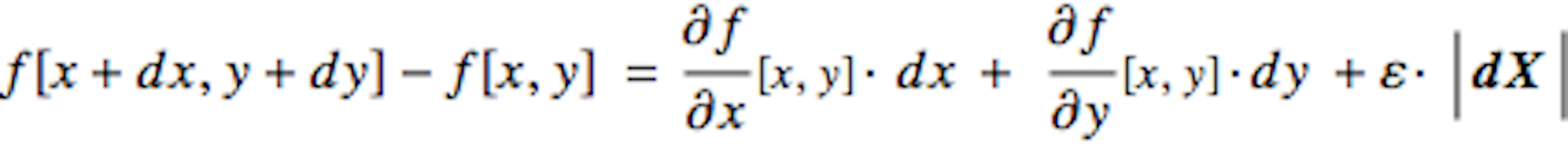 Small Oh Approximation in 2D